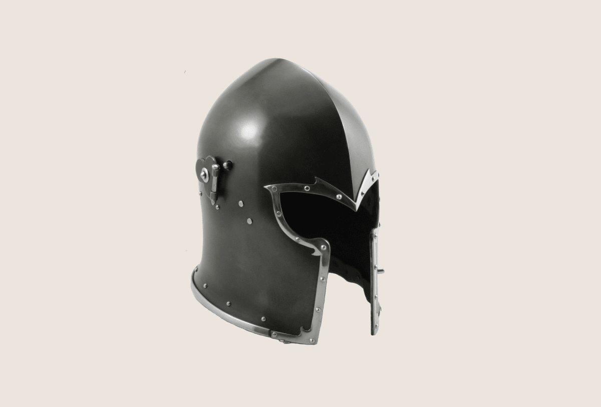Medieval Barbute Helmet Armour Helmet Roman-knight helmets with Inner-Liner-axa ~ Gift items