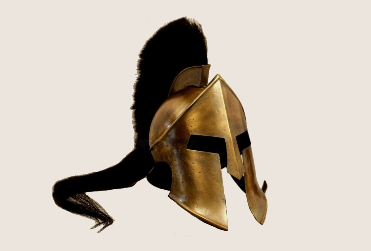 Great king Leonidas spartan 300 movie Helmet fully functional Medieval Wearable helmet ~ Solid Steel inner Leather Liner ~ Halloween Costume